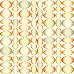 Retro wavy background. Seamless pattern. Vector.なみなみレトロパターン
