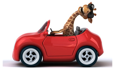 Fun giraffe © Julien Tromeur