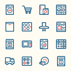 Kitchen Appliances Web Icons