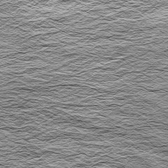 Fototapeta premium Wave on gray crumpled fabric texture.