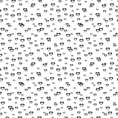 Seamless pattern heart valentines day