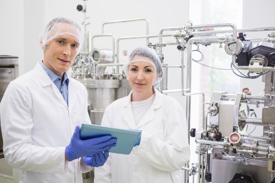 Scientists using tablet to control vats