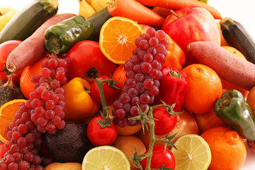新鮮な野菜と果物