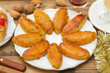 typical portuguese Christmas cookies Broa Castelar