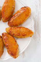 typical portuguese Christmas cookies Broa Castelar on plate