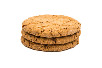 Pile of cookies isolated