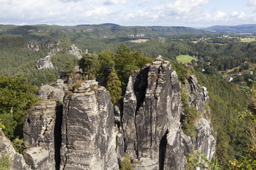 Natural Park Bastei. Saxony. Germany.