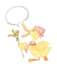 アヒルのクッキング