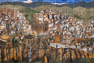 Obraz na płótnie Canvas Paseo por los pueblos de Andalucía, Ronda en la provincia de Málaga