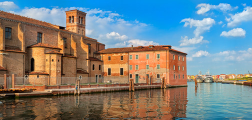 Venetian castle in Chioggia, Venice, Italy