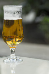 Glass of beer