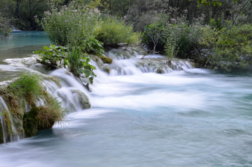 Cascades Plitvice effet glace