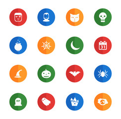 Halloween simply icons