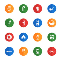 Holidays simply icons