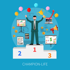 Champion Life Concept 