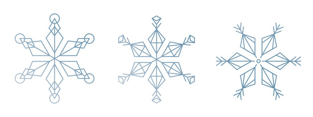 Schneeflocke geometrisch #Set7