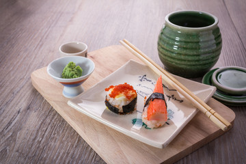 japanese sushi set