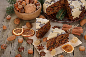 Traditional Christmas cake