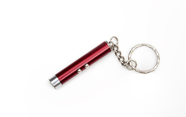 laser pointer on the white background