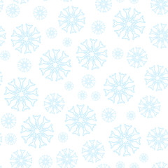 Snowflake pattern seamless