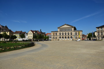 Obraz premium View in the city of Coburg, Bavaria, region Upper Franconia, Germany