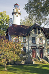 Naklejka premium Evanston Lighthouse