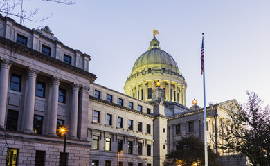 Fototapeta na wymiar Mississippi State Capitol Building