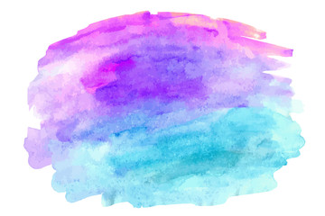 Abstract watercolor vector hand paint on white background - 96611406