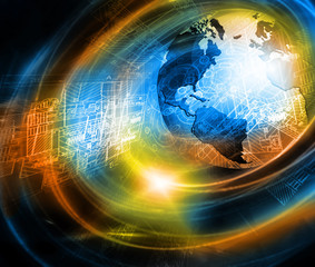 Obraz premium Best Internet Concept of global business from concepts series. 