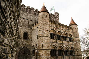 Fototapeta premium Gravensteen Castle - Ghent - Belgium