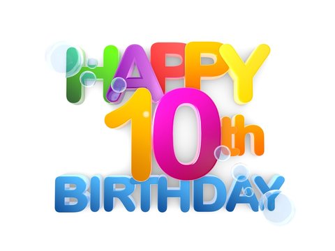 Happy 10th Birthday Title