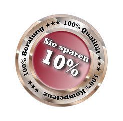 Fototapeta premium Button / Service / Qualität / Kompetenz / Vektor