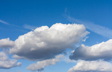 Fototapeta na wymiar blue sky and white clouds 2