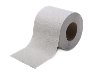 Toilet Paper isolated on white