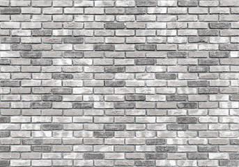 brick wall texture or background, gray - obrazy, fototapety, plakaty