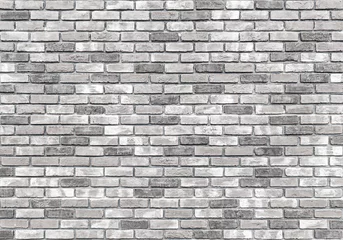 Crédence de cuisine en verre imprimé Mur de briques texture ou fond de mur de briques, gris