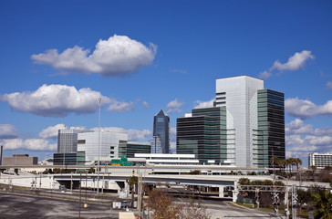 Fototapeta na wymiar Jacksonville, Florida - skyline