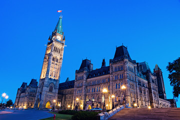 Fototapeta na wymiar Canada Parliament Building in Ottawa