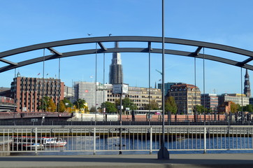 Niederbaumbrücke in Hamburg