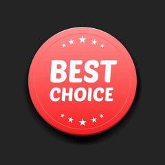 Best Choice Round Label