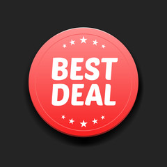 Best Deal Round Label