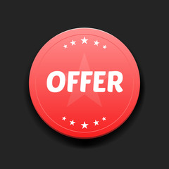 Offer Round Label