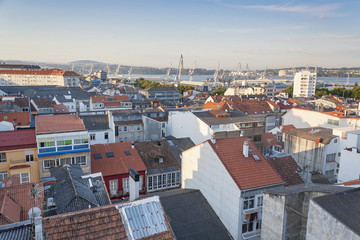 Fototapeta na wymiar Roofs of the city