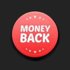 Money Back Round Label