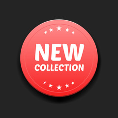 New Collection Round Label