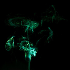 Fototapeta premium Green Pollution Smoke