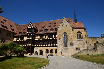 Fototapeta na wymiar View on the VESTE COBURG castle near Coburg, Region Upper Franconia, Bavaria, Germany
