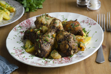 Moroccan chicken stew