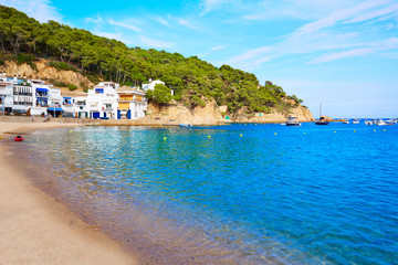 Badia de Tamariu beach in Costa Brava Parafrugell