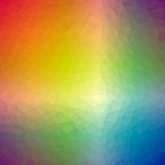Abstract colors polygonal triangles pattern background.
